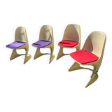 Set of 4 "casalino" chairs by alexander begge