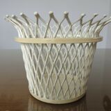 Mathieu Mategot pot cover in expanded metal from the 1950s