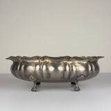 Vintage silver-plated bread basket, Italy, 1950s