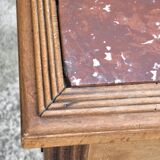 Marble tray side table