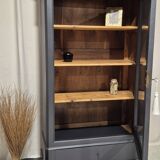 Louis Philippe glass display cabinet