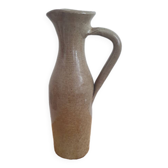 Vase / pichet haut et fin en grès