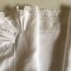 Pillowcase 19th century house at bellows in linen thread