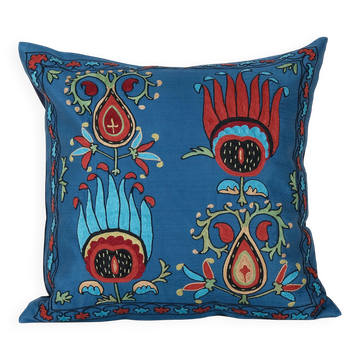 Vintage embroidered cushion cover 51x51 cm