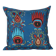Vintage embroidered cushion cover 51x51 cm