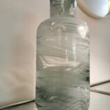 Vintage blown glass bottle vase
