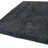 Handmade oriental contemporary 1980s 218 cm x 315 cm grey wool carpet
