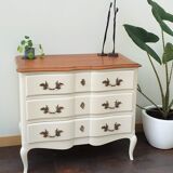 Creme white chest of drawers