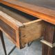 Small Louis XVI style desk in marquetry.