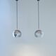 Mid - Century Modern Eye Ball Reggiani Pendant, Italy, Set of two