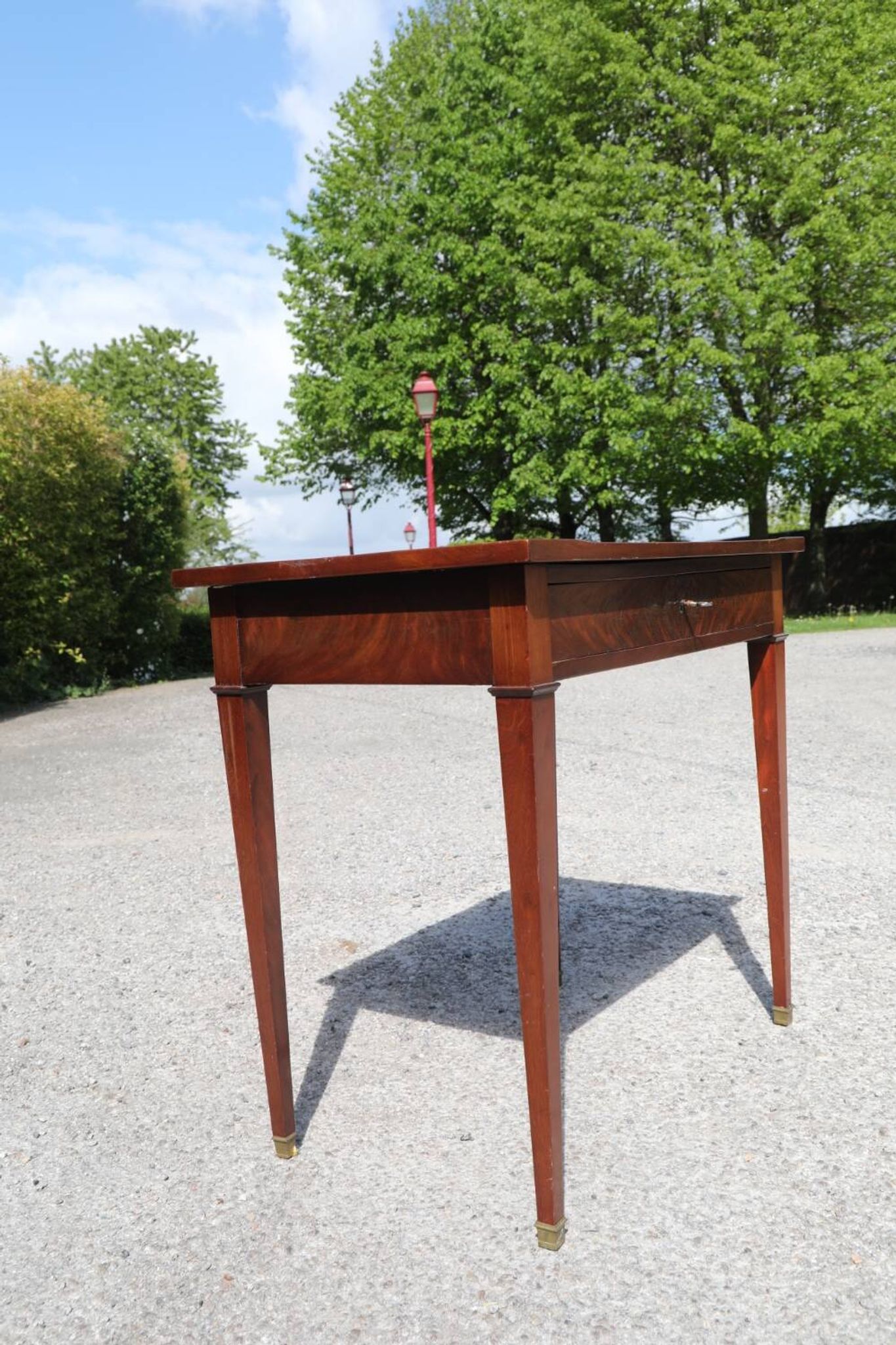 Mahogany side table