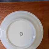 Lot de 6 assiettes en porcelaine FD chauvigny
