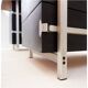 Boomerang desk with 2 drawer units Bergwood and wooden top - 1970s