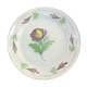 Plate cul noir 19 eme in faience of rouen de la metairie