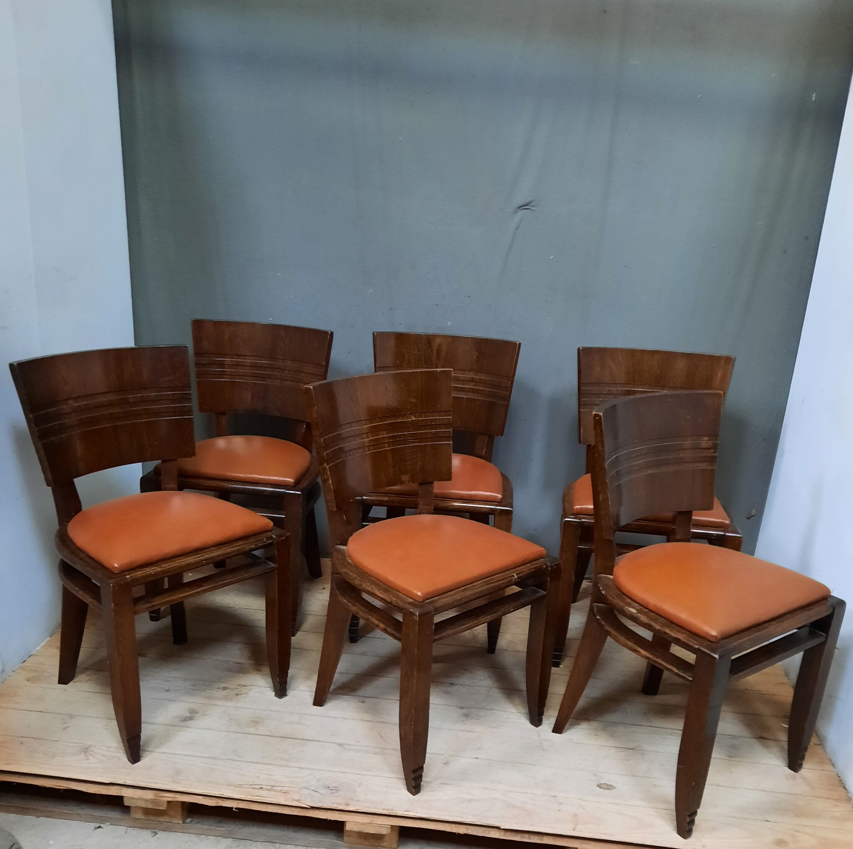 Series of 6 chairs year 1930
