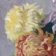 Peinture bouquet de fleurs encadrée