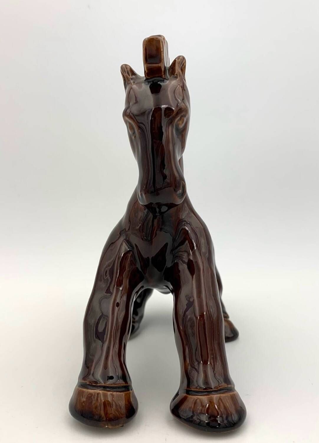Vintage ceramic horse statuette, 1950s-1960s.