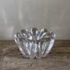 Glass flower candle holder vintage taper candle
