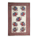 Tapis Kilim Afshar Sumakh couleur crème, motif floral, fait main en laine, 212 x 120 cm