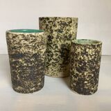 Trio of ceramic vases from the 70s