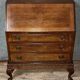 English mahogany secretary desk, circa 1900