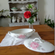 Signed CB France Delicate vegetable with floral motif 'Les Roses '
