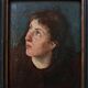 Oil painting Portrait of a woman 19th century