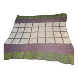 Plaid or vintage wool blanket.