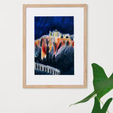 The night parthenon