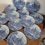 Set of 12 dessert plates from The Post House by Bursley