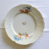 5 assiettes plates Porcelaine de Limoges