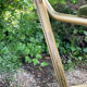 Lot de 4 fauteuils pliants vintage en velours vert