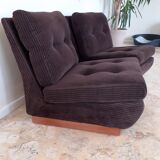 Paire de chauffeuses Roche Bobois