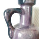 Vintage cracked ceramic bottle vase