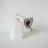 graphic art deco wall light and 20th century porcelain support