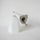 graphic art deco wall light and 20th century porcelain support