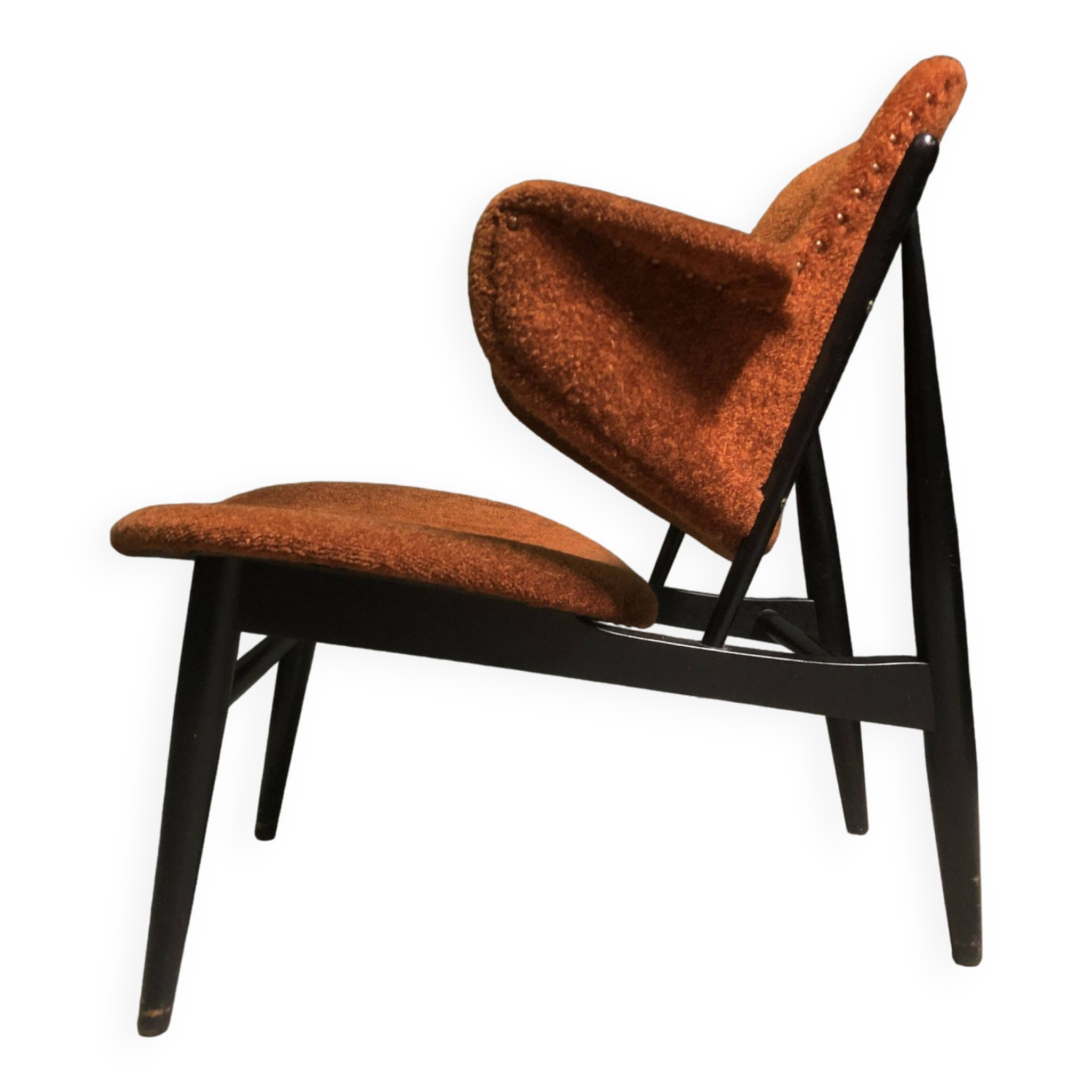 1950s Shell Chair by Ib Kofod-Larsen for Christensen & Larsen, Denmark