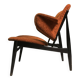 Chaise Shell des années 1950 par Ib Kofod-Larsen pour Christensen & Larsen, Danemark