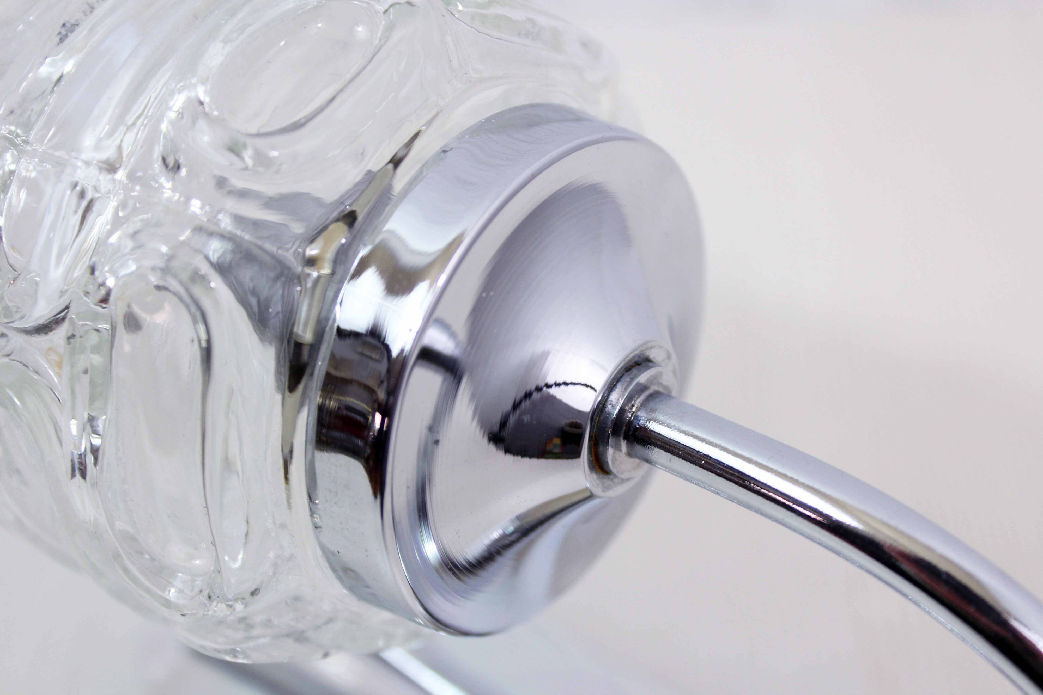 Vintage glass wall lamp