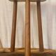 Ancien tabouret de traite tripode