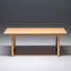 Coffee table in soap treated oak, carl malmsten, 1960's, sweden
