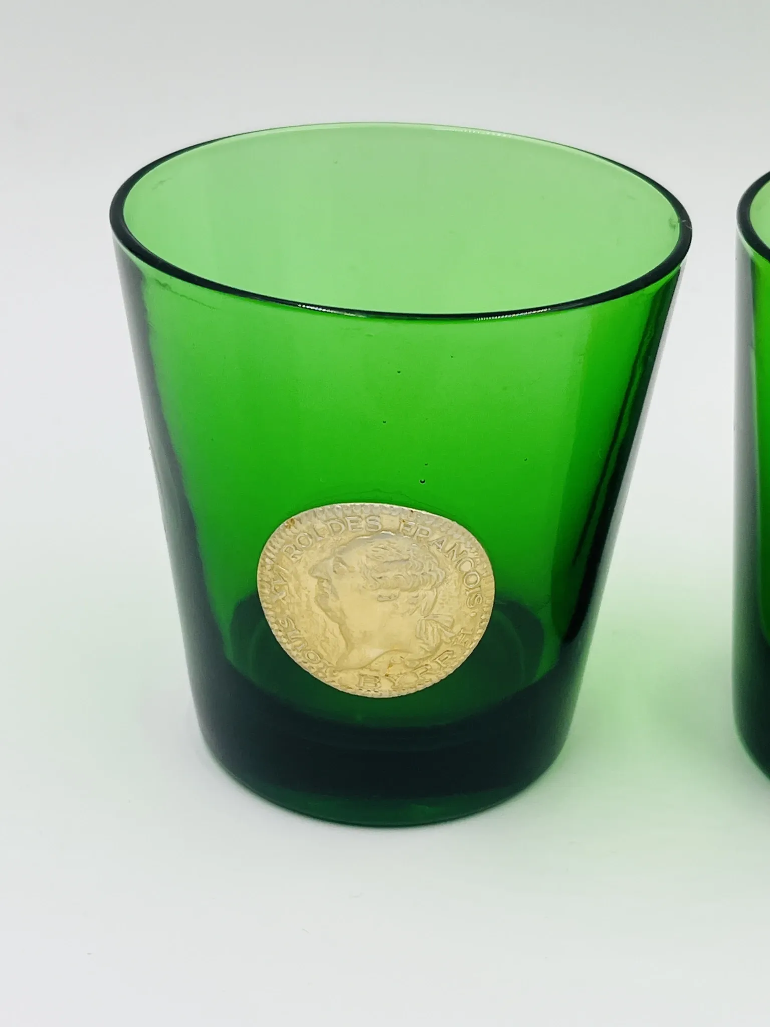Lot de 4 verres publicitaires Byrrh & Dubonnet