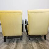Fauteuils de Jindrich Halabala, années 1940, Set de 2