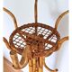 Porte-manteau perroquet en bambou vintage