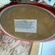 Red ceramic lamp drimmer modernist lampshade