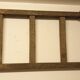 Old wooden flat roof ladder