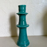 Ceramic candle holder in blue