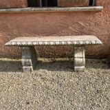 Banc de jardin en pierre