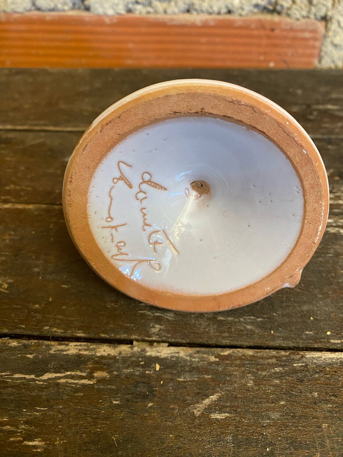 Old Lamp Base White Ceramic Soliflore Vintage Flower Decor