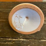 Old Lamp Base White Ceramic Soliflore Vintage Flower Decor